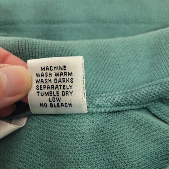 Brooks Brother Men's Gold Fleece 100% Cotton Turquoise Polo in a Size Large - Picture 10 of 10